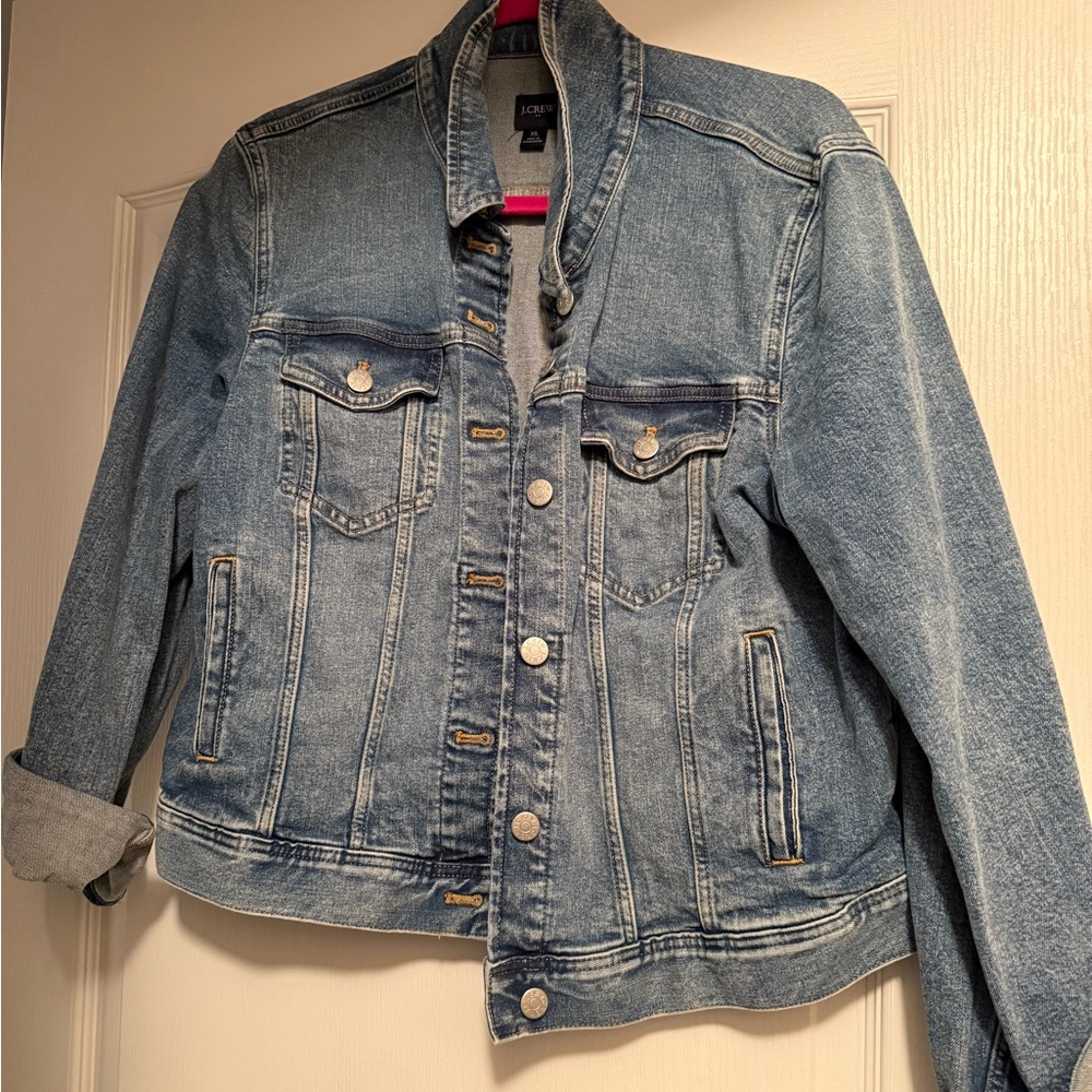 J. Crew Blue Denim Utility Jacket
